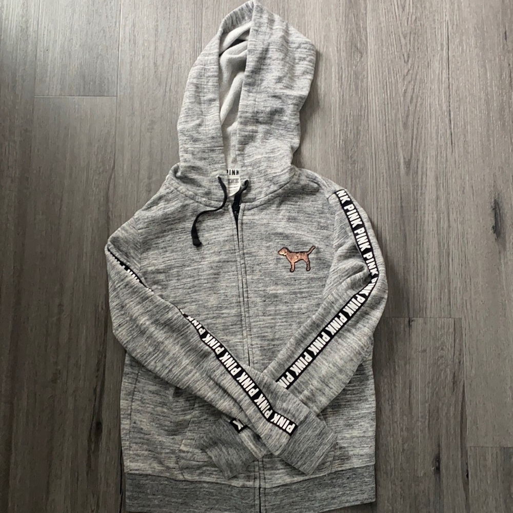 Pink Victoria’s Secret hoodie